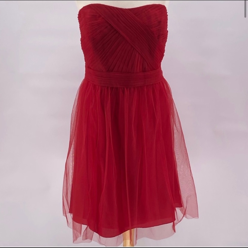 David’s Bridal Apple Red Dress Size 22 NWT